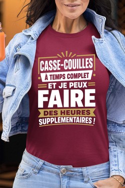 casse hrs supp - Tshirt Femme-GRIS
