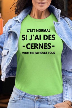 Cerne Fatiguez - Tshirt Femme - FC-VIOLET