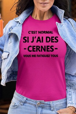 Cerne Fatiguez - Tshirt Femme - FC-VIOLET