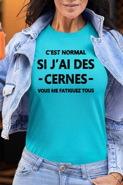 Cerne Fatiguez - Tshirt Femme - FC-VIOLET