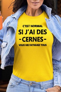 Cerne Fatiguez - Tshirt Femme - FC-VIOLET
