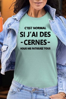 Cerne Fatiguez - Tshirt Femme - FC-VIOLET