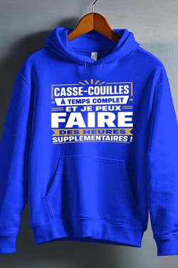 casse hrs supp - Sweat capuche Homme-NOIR