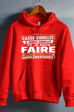 casse hrs supp - Sweat capuche Homme-NOIR