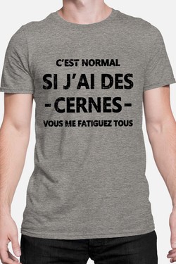 Cerne Fatiguez - Tshirt Homme-BLANC