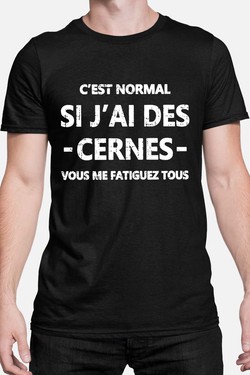 Cerne Fatiguez - Tshirt Homme-BLANC