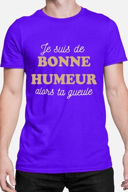 je suis de bonne humeur - Tshirt Homme-ROUGE