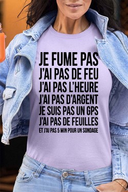 fume pas de feu - Tshirt Femme - FC-TURQUOISE