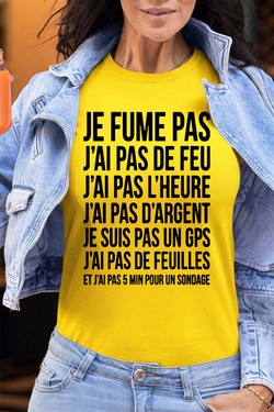 fume pas de feu - Tshirt Femme - FC-TURQUOISE