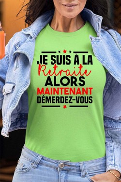 Retraite Démerdez - Tshirt Femme - FC-VIOLET