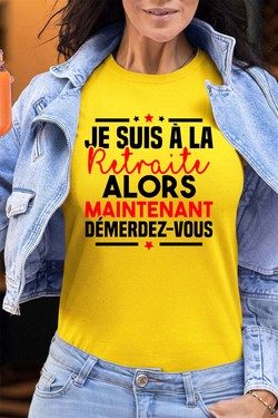Retraite Démerdez - Tshirt Femme - FC-VIOLET