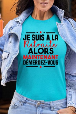 Retraite Démerdez - Tshirt Femme - FC-VIOLET