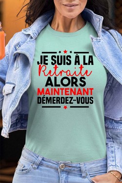 Retraite Démerdez - Tshirt Femme - FC-VIOLET
