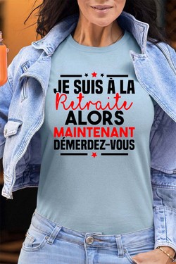 Retraite Démerdez - Tshirt Femme - FC-VIOLET