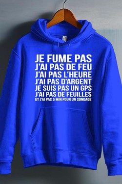 fume pas de feu - Sweat capuche Homme-GRIS