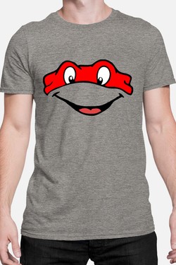 ninja turtles rouge - Tshirt Homme-GRIS