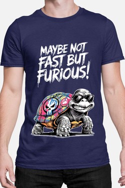 Tortue Fast furious - Tshirt Homme-BLEU ROI