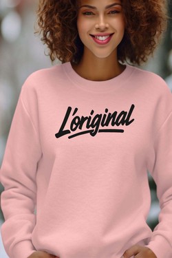 The Original - Sweat Col Rond Femme-BLANC
