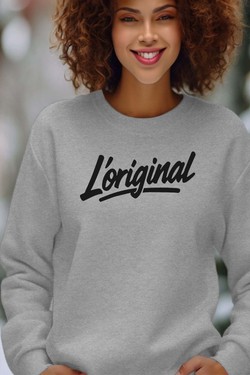 The Original - Sweat Col Rond Femme-BLANC