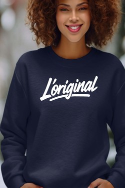 The Original - Sweat Col Rond Femme-BLANC