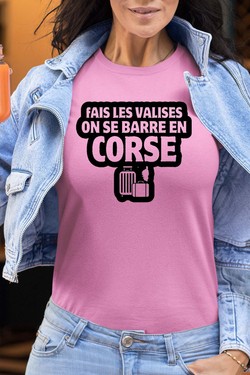 Direction la Corse - Tshirt Femme-MARINE