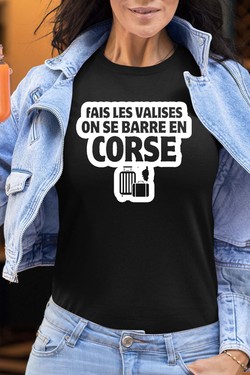 Direction la Corse - Tshirt Femme-MARINE