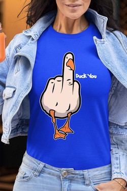 duck Canard Insolent - Tshirt Femme-BLANC