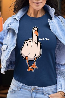 duck Canard Insolent - Tshirt Femme-BLANC