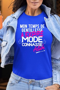 Gentillesse Terminée - Tshirt Femme-MARINE