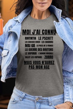 Génération Vintage - Tshirt Femme-ROUGE