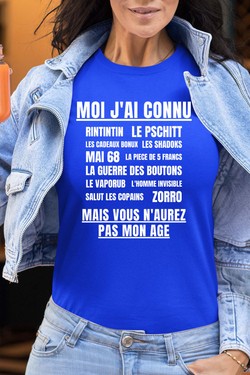 Génération Vintage - Tshirt Femme-ROUGE