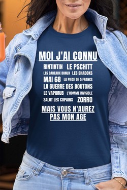 Génération Vintage - Tshirt Femme-ROUGE