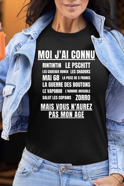 Génération Vintage - Tshirt Femme-ROUGE