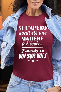 Passion Apéro - Tshirt Femme-NOIR