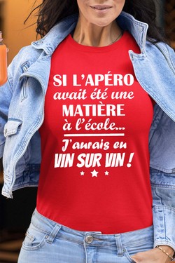 Passion Apéro - Tshirt Femme-NOIR