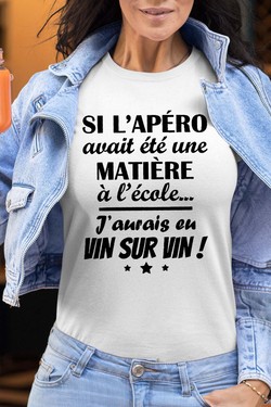 Passion Apéro - Tshirt Femme-NOIR
