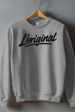 The Original - Sweat Col Rond Homme-MARINE