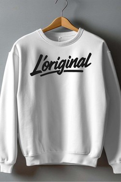The Original - Sweat Col Rond Homme-MARINE