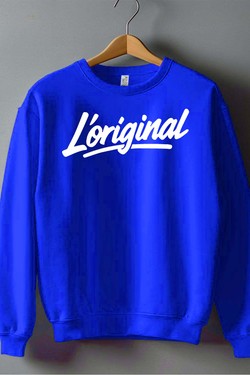 The Original - Sweat Col Rond Homme-MARINE