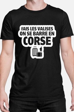 Direction la Corse - Tshirt Homme-BLANC