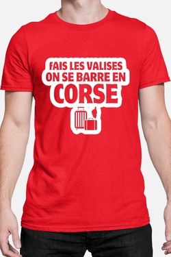 Direction la Corse - Tshirt Homme-BLANC