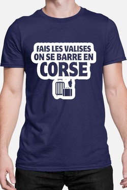 Direction la Corse - Tshirt Homme-BLANC