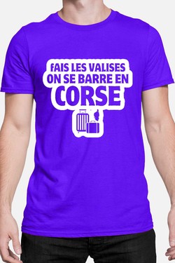 Direction la Corse - Tshirt Homme-BLANC