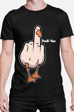 duck Canard Insolent - Tshirt Homme-BLANC