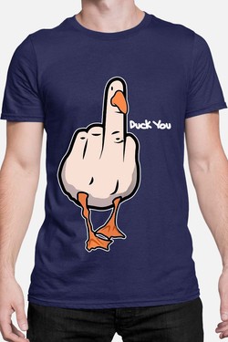 duck Canard Insolent - Tshirt Homme-BLANC