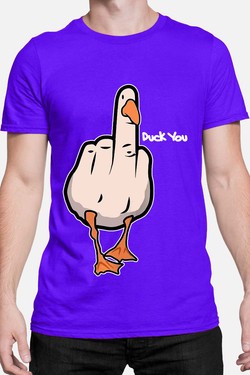 duck Canard Insolent - Tshirt Homme-BLANC