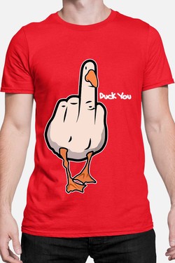 duck Canard Insolent - Tshirt Homme-BLANC