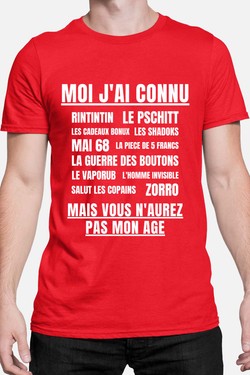 Génération Vintage - Tshirt Homme-MARINE