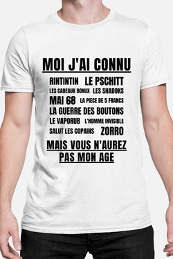 Génération Vintage - Tshirt Homme-MARINE