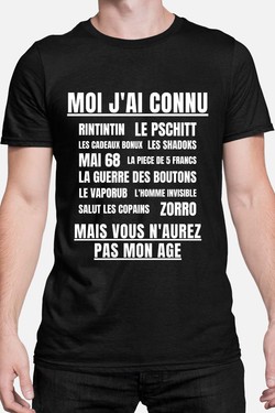 Génération Vintage - Tshirt Homme-MARINE
